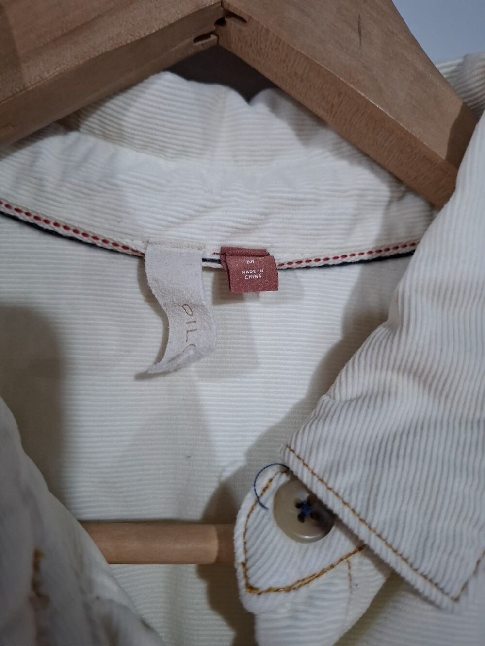 Pilcro Women's Button Down Shirt Corduroy Sz M Relaxed Soft Cotton Utility Fall - Picture 6 of 12
